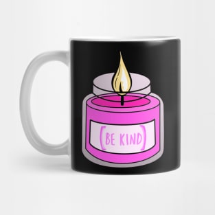 Be Kind Pink Candle Mug